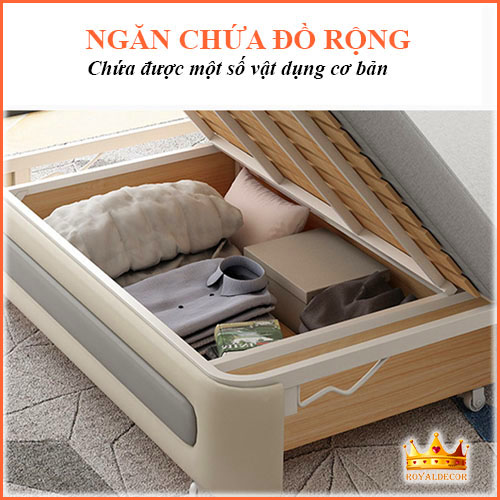 Sofa Giường Gấp Gọn Thông Minh Đa Năng, Sofa Bed Có Ngăn Chứa Đồ Rộng Tiện Lợi