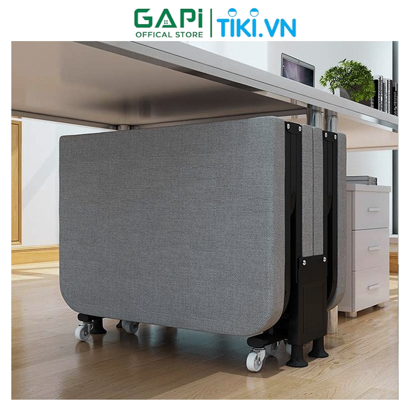 Giường gấp gọn thông minh GAPI, giường gấp sofa tiện ích, có bánh xe di chuyển dễ dàng, khung sắt chắc chắn GM64