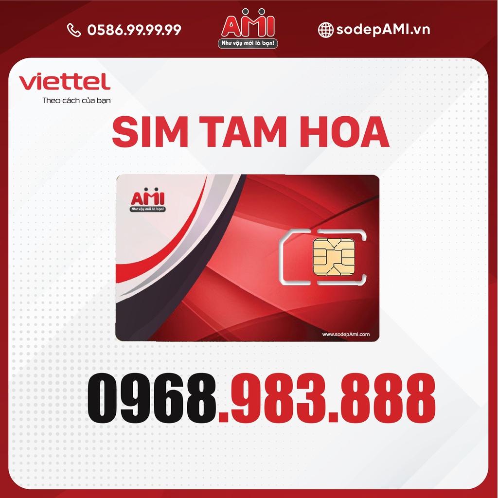 Sim Tam Hoa 0968.983.888 Viettel Giàu Sang Phú Quý Bình An- Hàng Chính Hãng