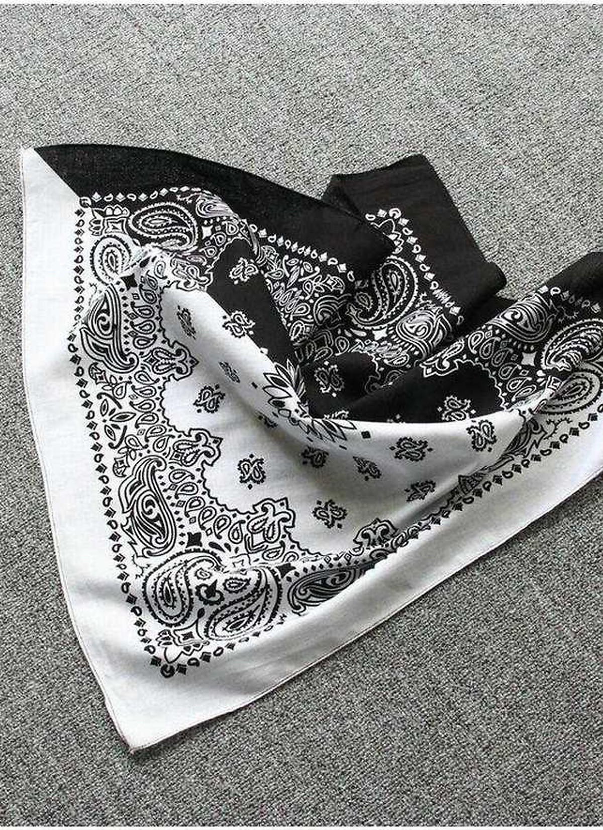 Khăn bandana turban kích thước 54x54cm phối mầu cá tính