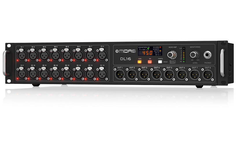 Midas DL16 16-input / 8-output Stage Box-Hàng Chính Hãng