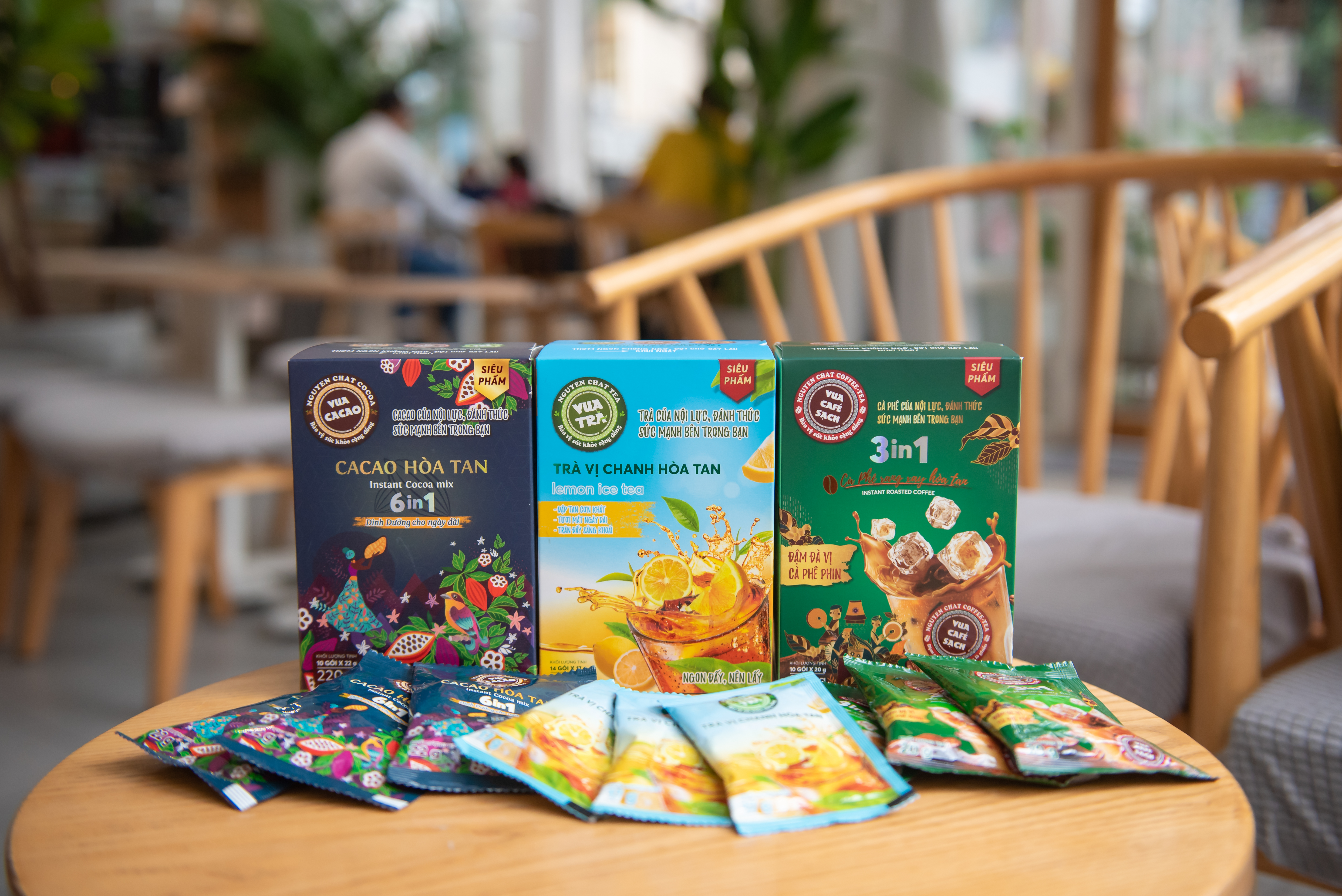 Trà chanh hòa tan giải khát VUA TRÀ tươi mát, cung cấp Vitamin C cho năng lượng ngày dài - 238g