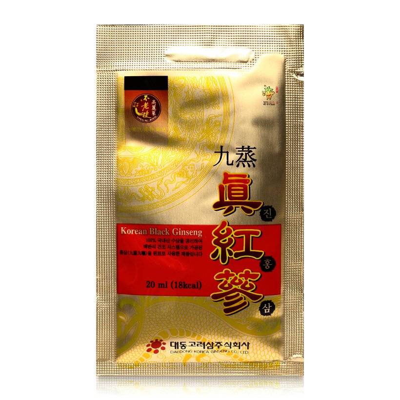 Hộp 90 gói Tinh chất Hắc sâm Daedong Hàn Quốc (Nhân sâm đen) - Daedong Korean Black Ginseng (90 x 20ml)