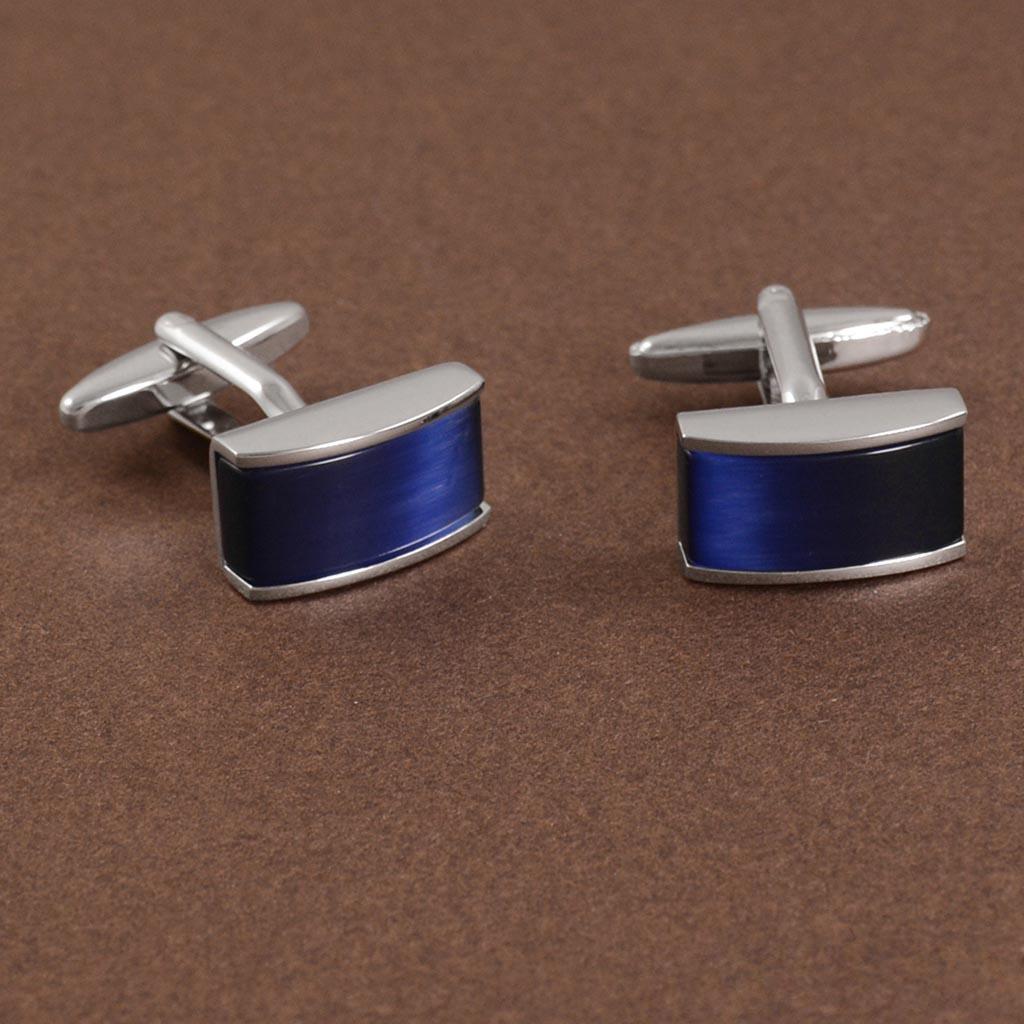 Enamel Rectangle Cufflink Mens Cuff Link Business Fashion Charms Jewelry