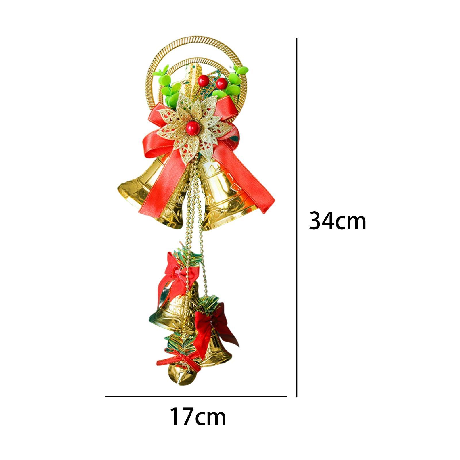 Christmas Bell Ornaments Pendant Wind Chimes Crafts for Indoor Outdoor