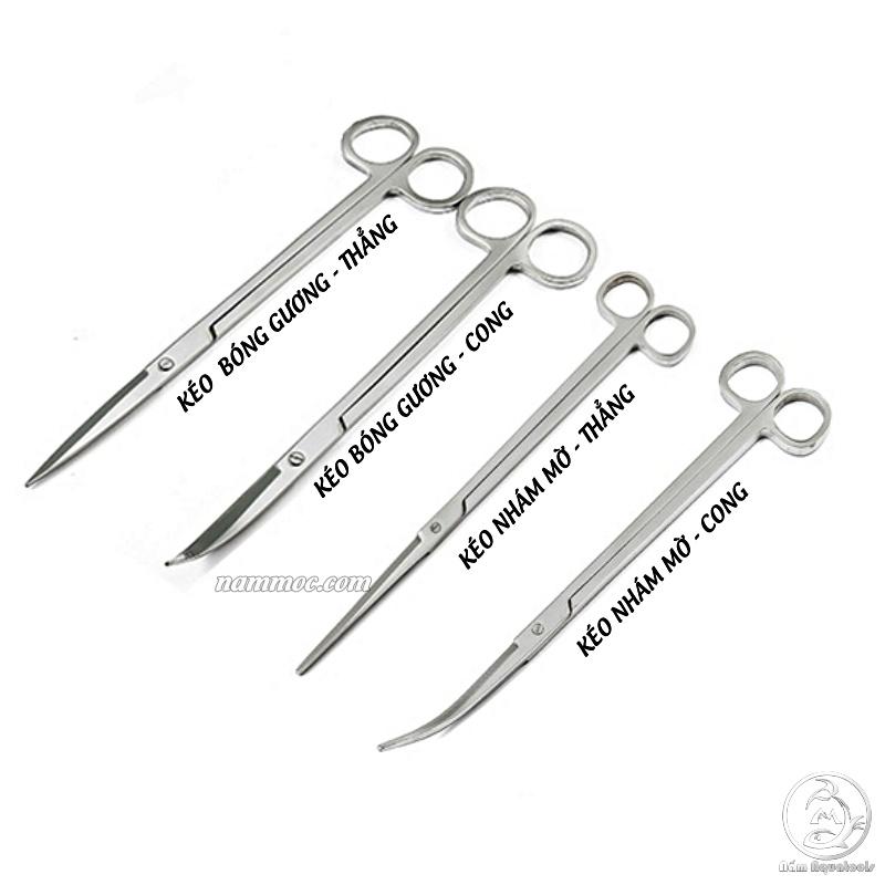 Kéo Thuỷ Sinh Kéo Mũi Cong Dài 25cm Kéo Chuyên Dụng Cho Bể Thuỷ Sinh, Bể Cá Cảnh