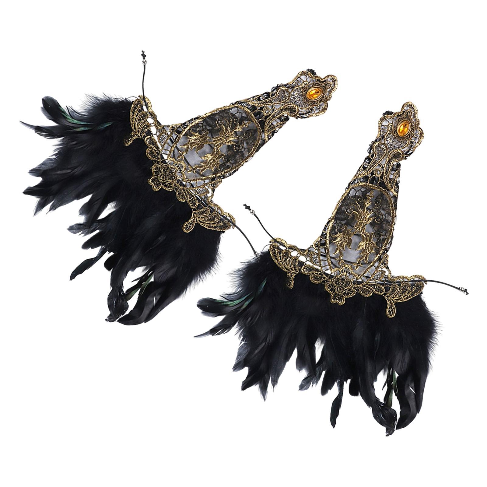 2x Wrist Cuffs Sleeves Bracelets for Showgirl Wedding Evening