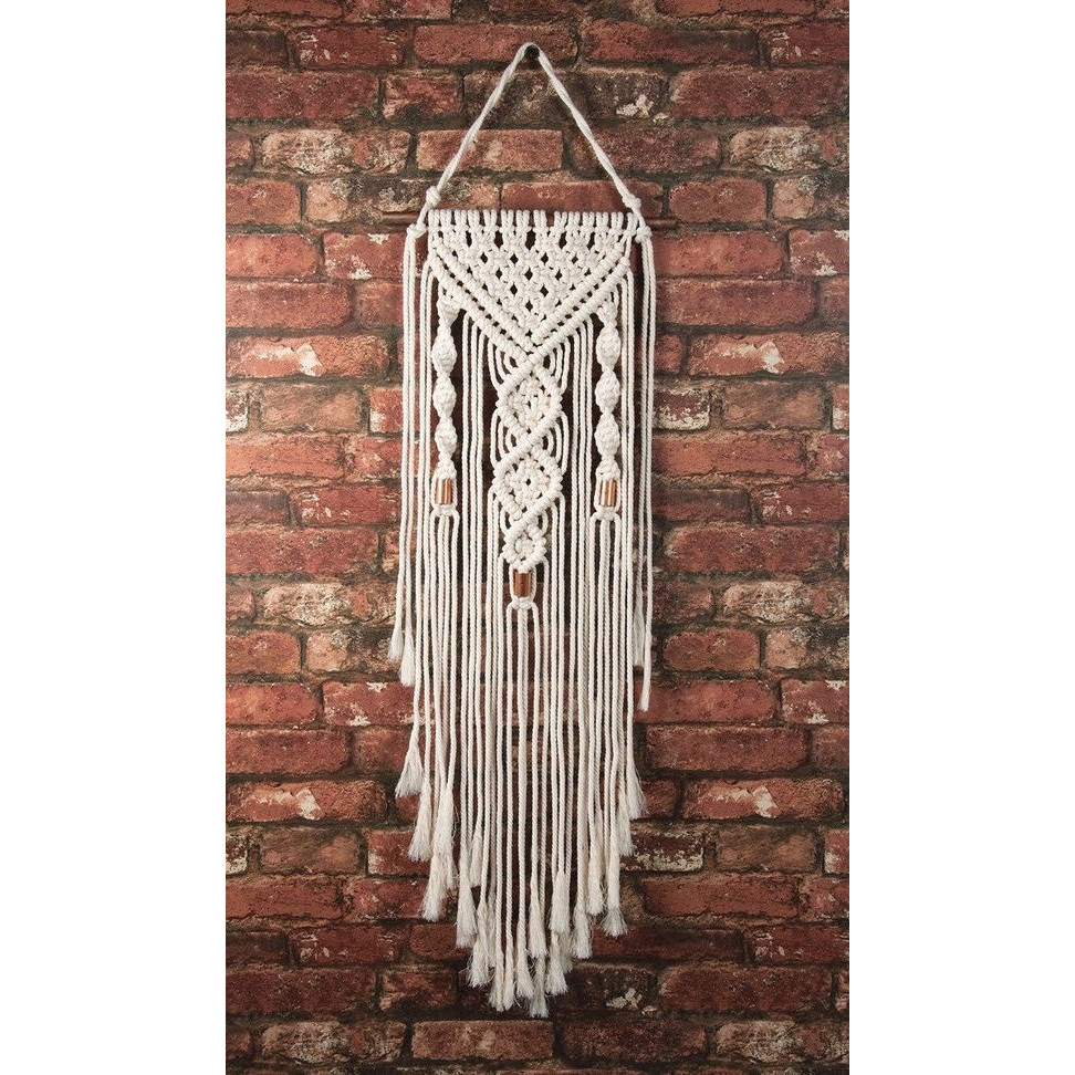 Dây tết macrame treo trang trí tường