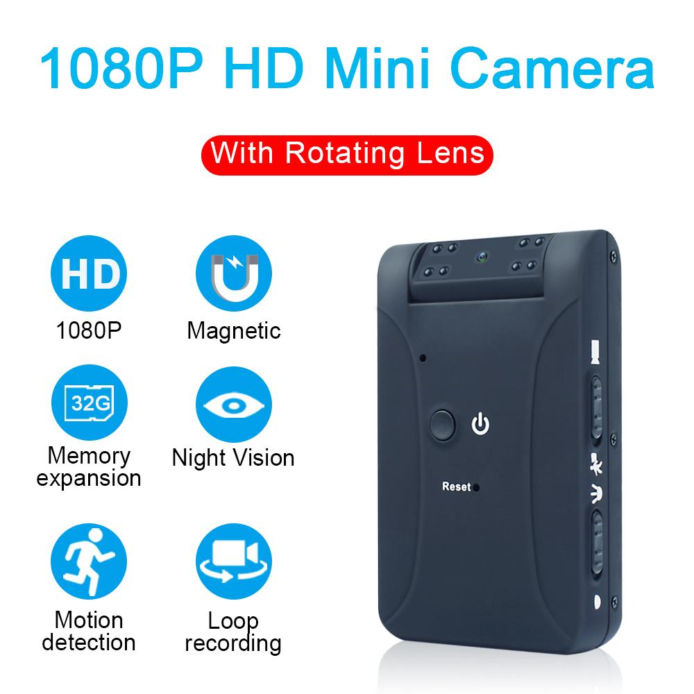 MD17 Mini Camera HD Máy quay WiFi WiFi với phát hiện chuyển động Tầm nhìn ban đêm Mini Outdoor Voice Video Recorder HD 1080p Micro Cam Màu