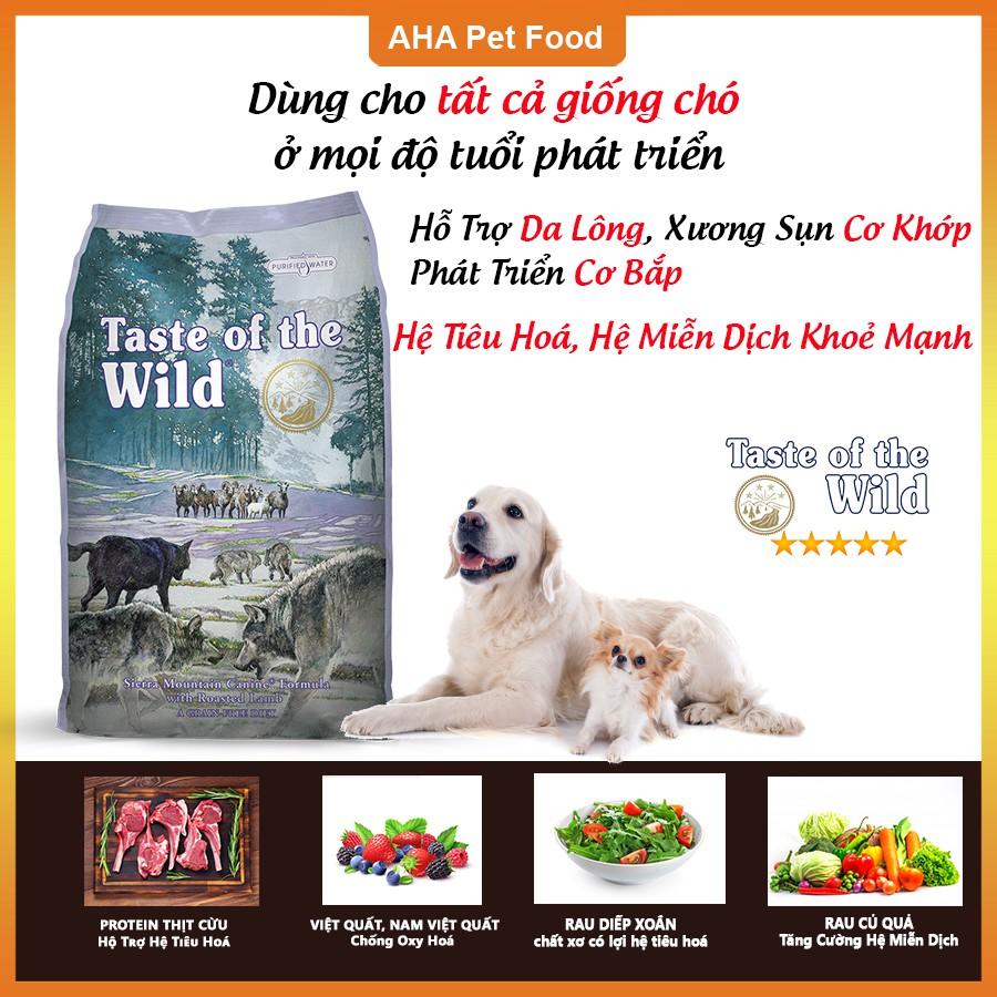 Thức Ăn Cho Chó Labrador Taste Of The Wild Bao 2kg - Sierra Mountain Thịt Cừu, Trái Cây Rau Củ Quả