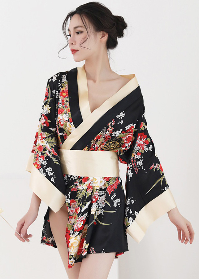 Áo Ngủ Kimono Quyến Rũ DN490