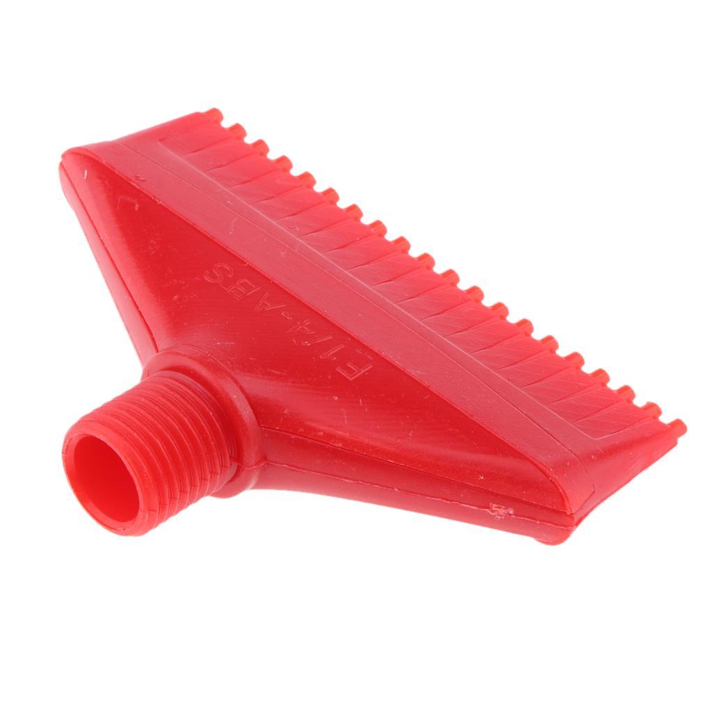Set of 4 ABS Plastic 1/4 Air Knife Blowing Wind Jet Washer Nozzles Red 70mm