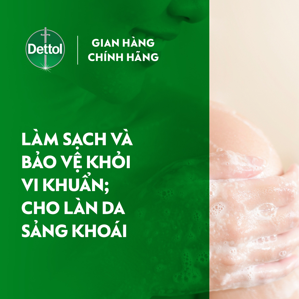 Sữa tắm Dettol kháng khuẩn - Chai 950g