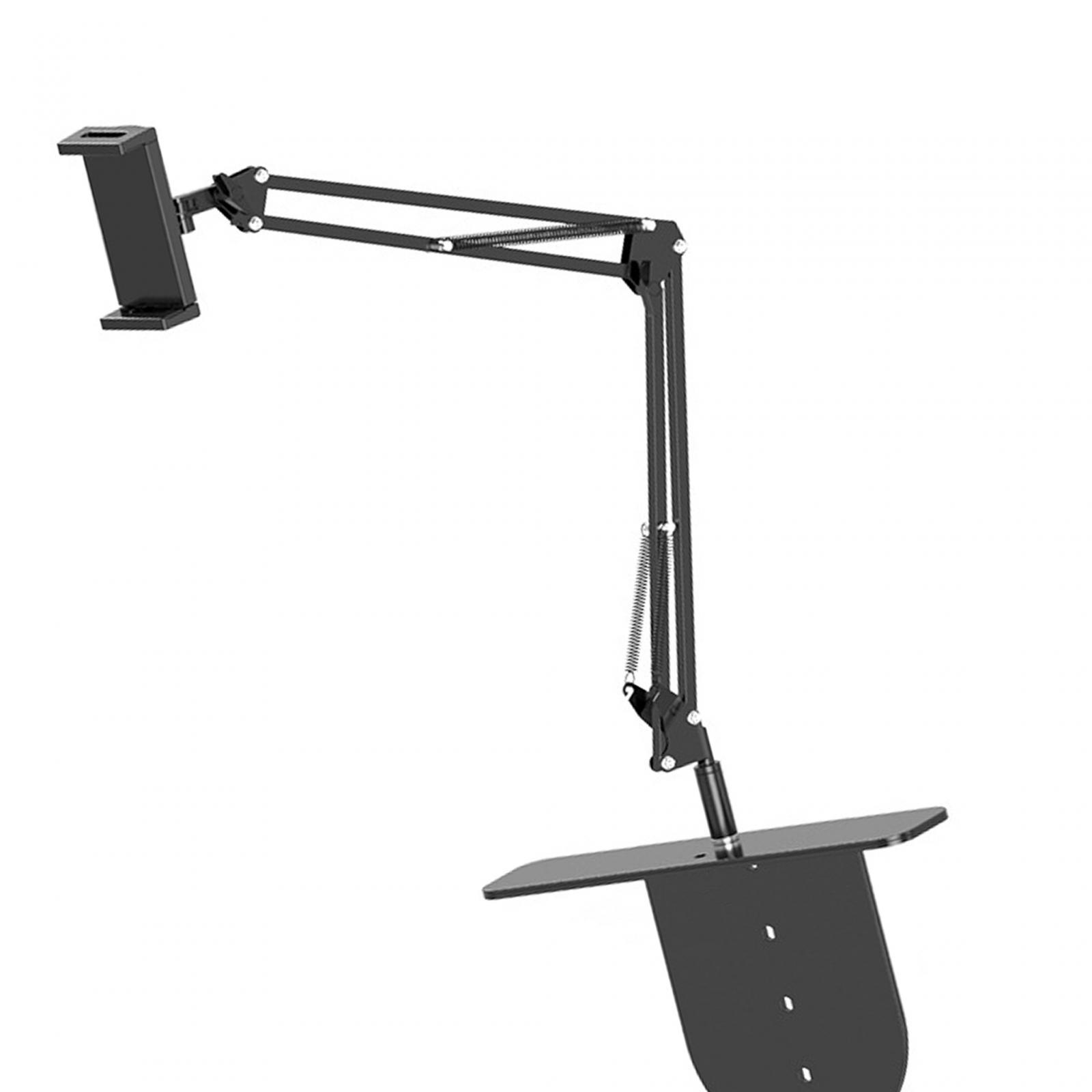 Office Long Arm Desk Tablet Holder Stable Adjustable Durable Desk Vertical Stand for Laptop Smartphone