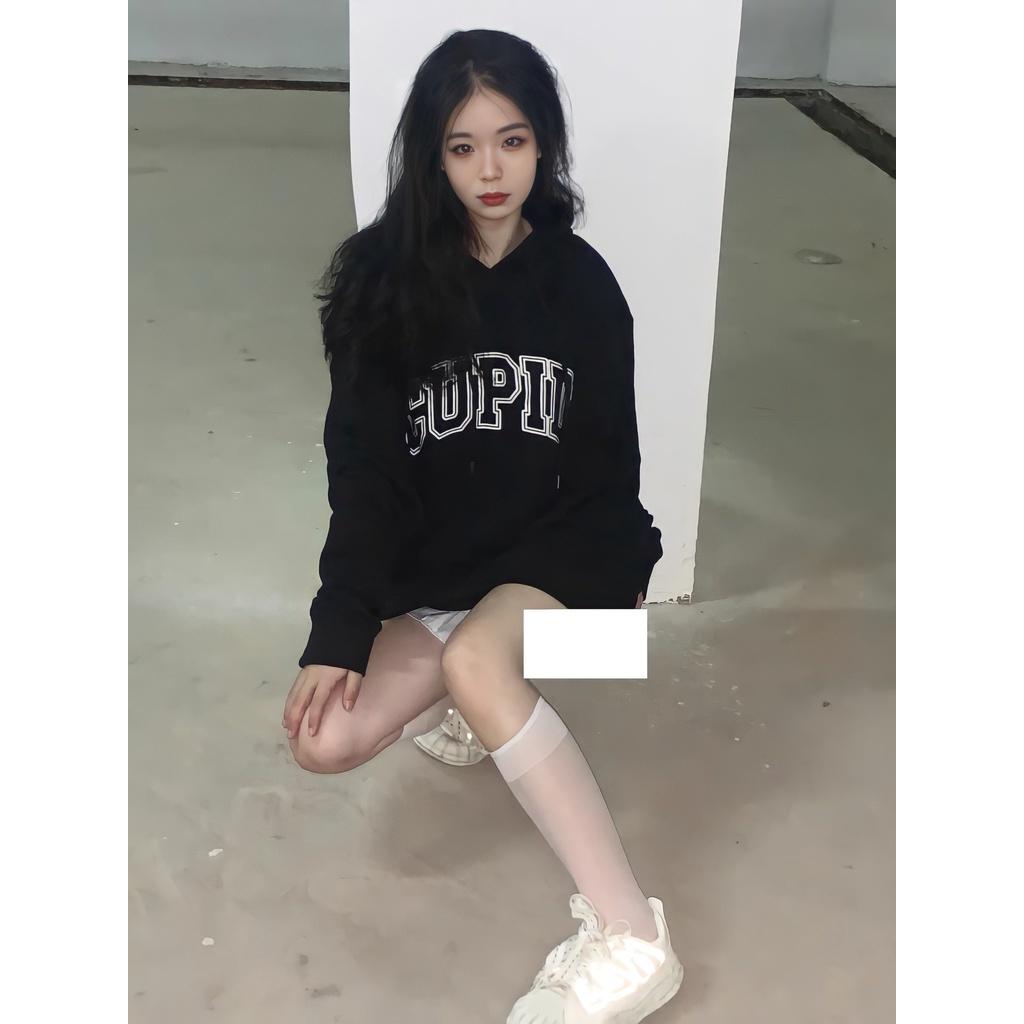 Áo Hoodie Nỉ Nam Nữ Dáng Rộng Mũ Trùm CUPID