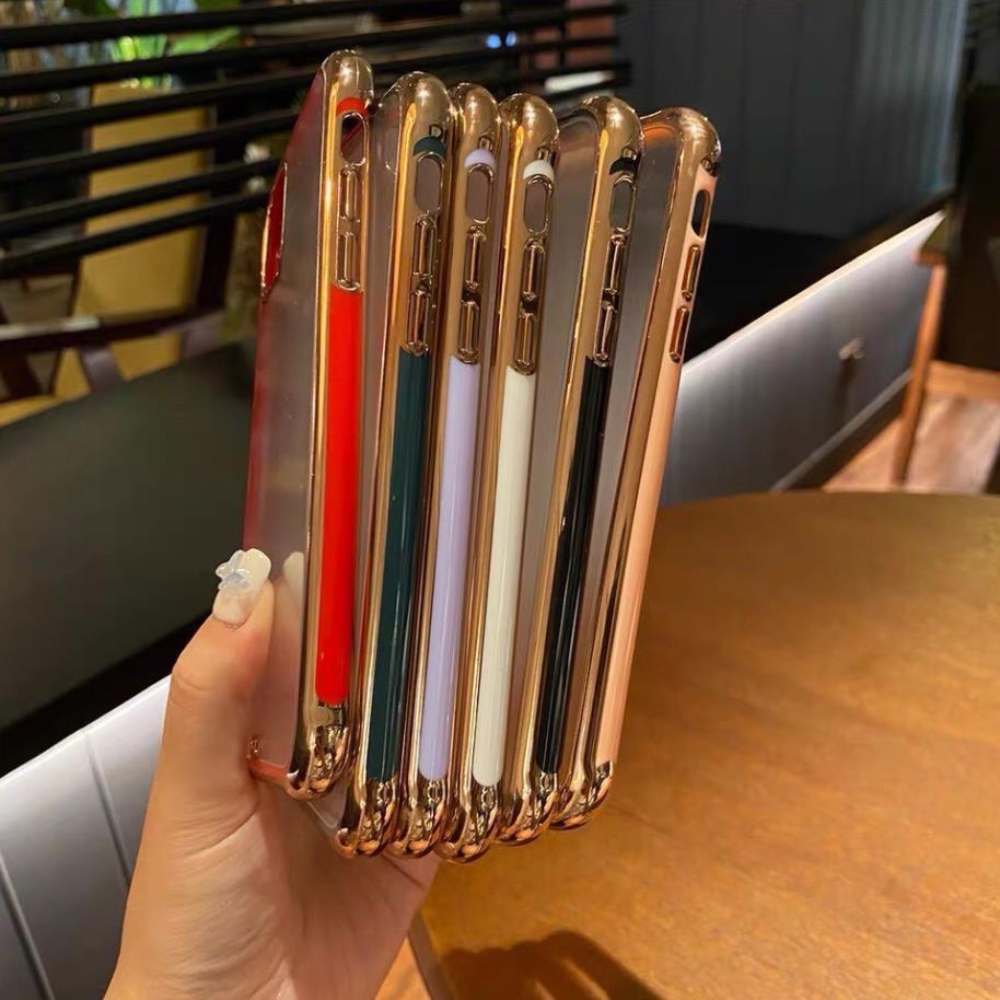 Ốp Điện Thoại Nhám Viền Xi 6D Cho IPHONE 7/8, 7Plus/8Plus, X/Xs, XR, XsMax,11Pro, 11, 11ProMax