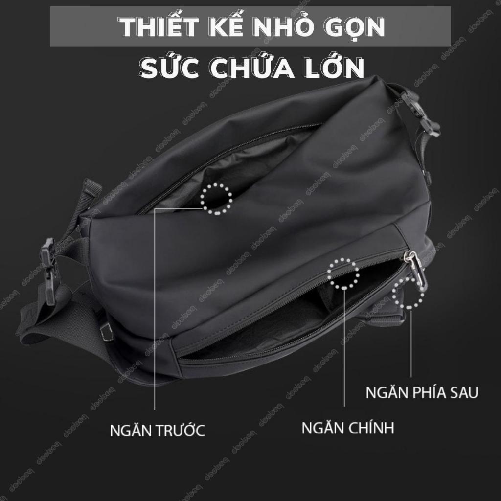 Túi đeo chéo, túi bao tử Doo Bag nhiều ngăn đa năng phong cách trẻ trung năng động