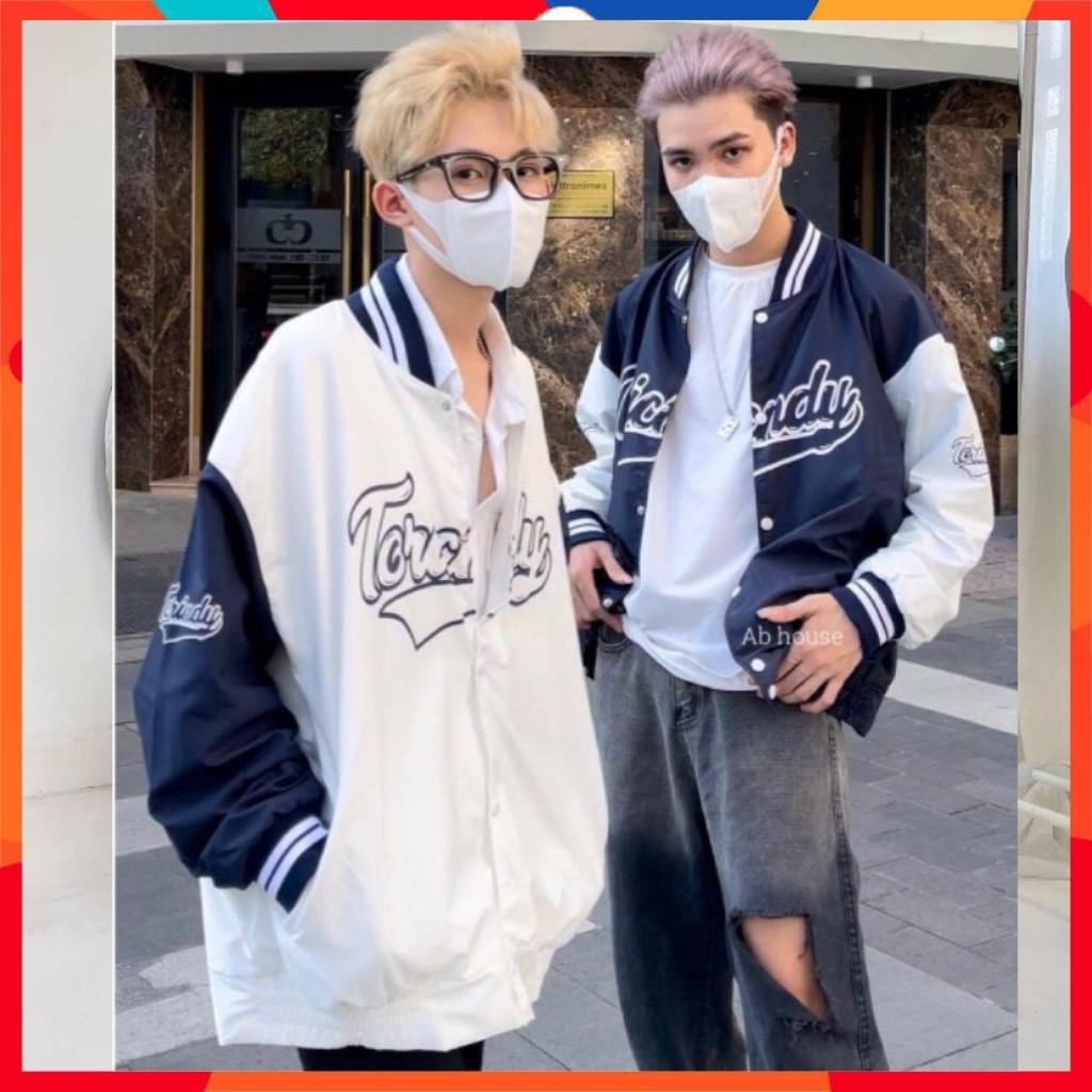 Áo khoác dù bomber nam nữ street style 2 lớp ulzzang áo khoác Hàn Quốc form rộng TORIONDY  rẻ đẹp thời trang