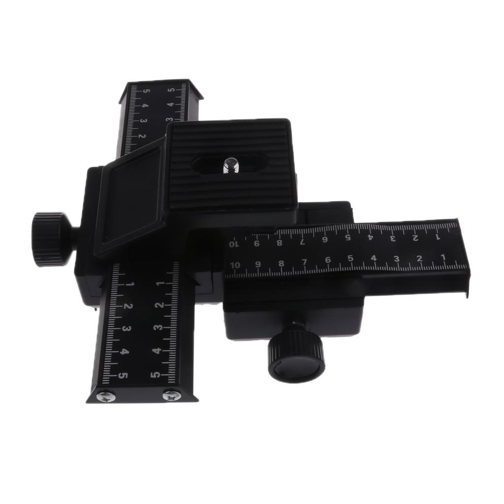 4-Way Macro Focusing Focus Rail Slider Slide for Pentax Olympus DSLR DV