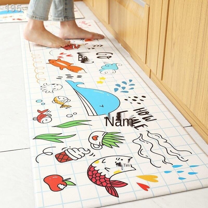 Thảm trải sàn nhà bếp Dexi chống trơn trượt và thấm dầu gia đình có thể lau, dùng một lần, bụi bẩn, không nước