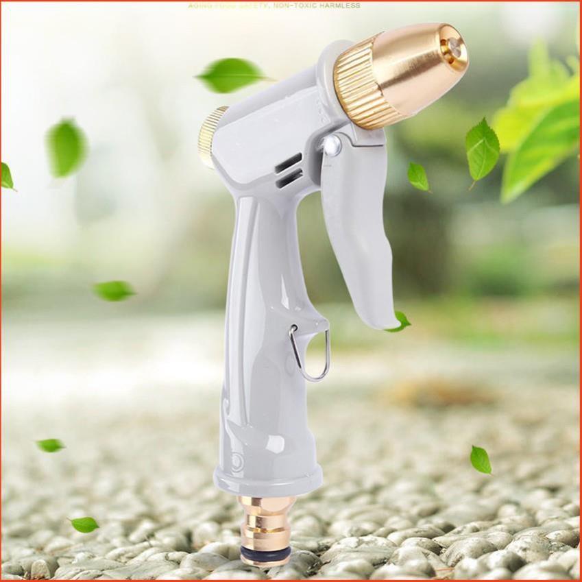 Bộ dây vòi xịt nước rửa xe, tưới cây tăng áp 3 lần, loại 7-10m 206846