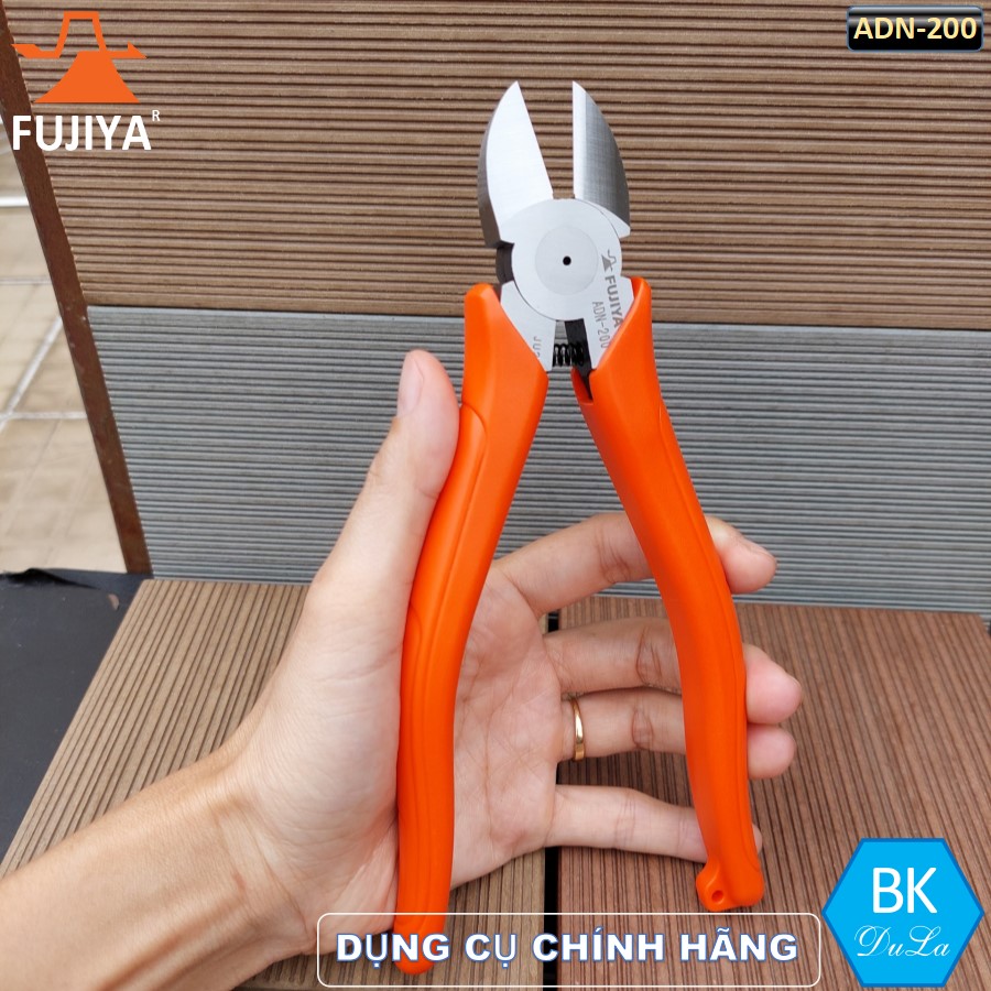 Kìm cắt dây lưỡi tròn đa năng 200mm Fujiya ADN-200 Công nghệ Nhật Bản