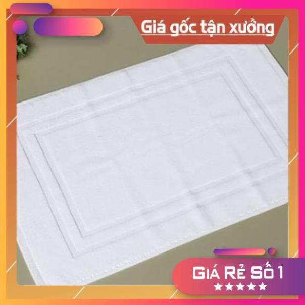 Thảm Lau chân , dặm chân màu trắng Cao Cấp 45 x 65cm