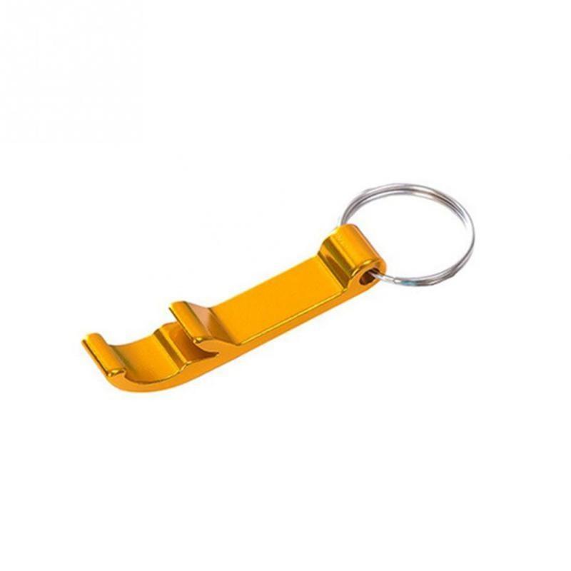 Adonised Aluminium Bottle Drinks Can Opener Keyring Keychain Various Colours UK