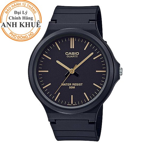 Đồng hồ nam dây nhựa Casio Anh Khuê MW-240-1E2VDF