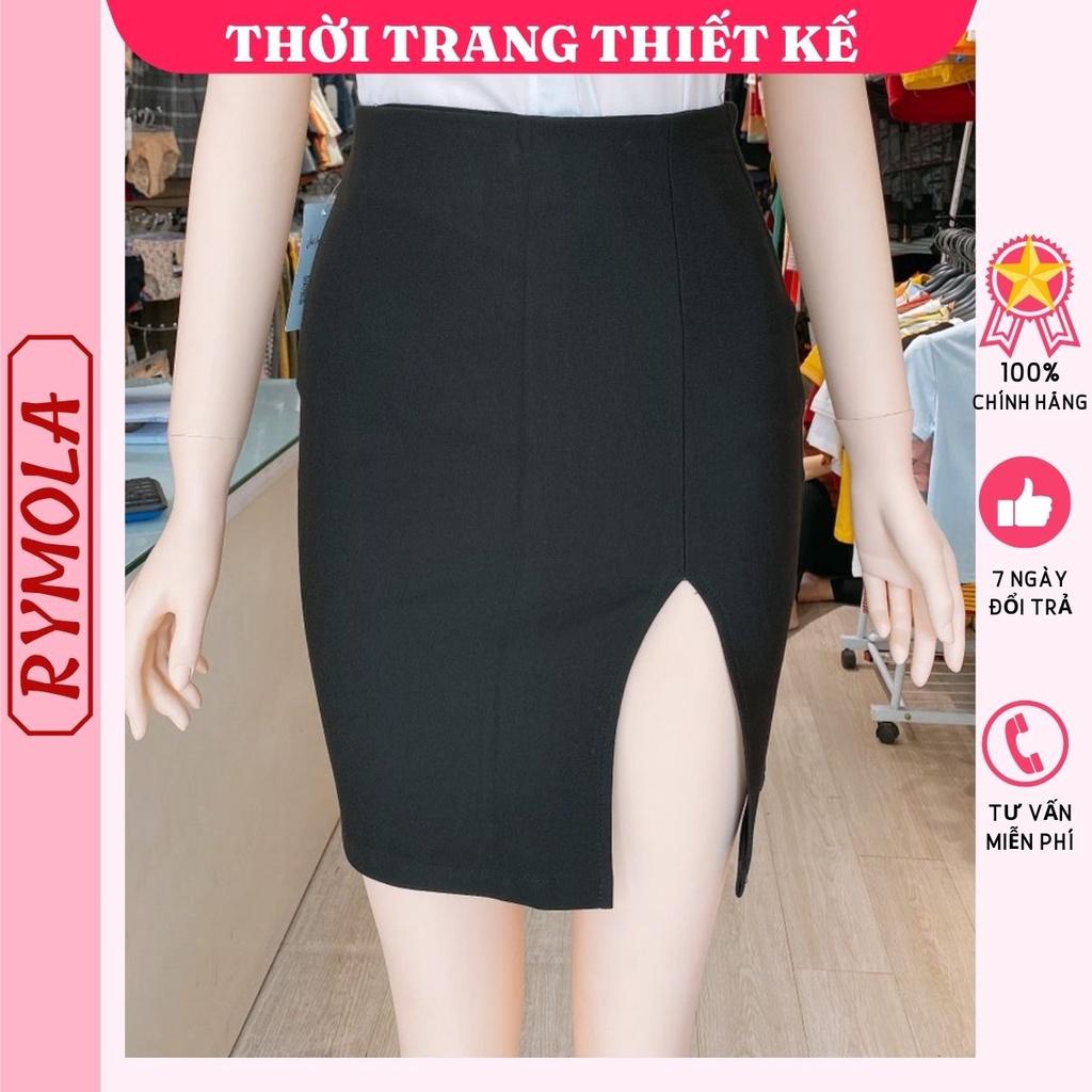 Chân Váy Bút Chì Công Sở Xẻ Tà Trước MSCV158