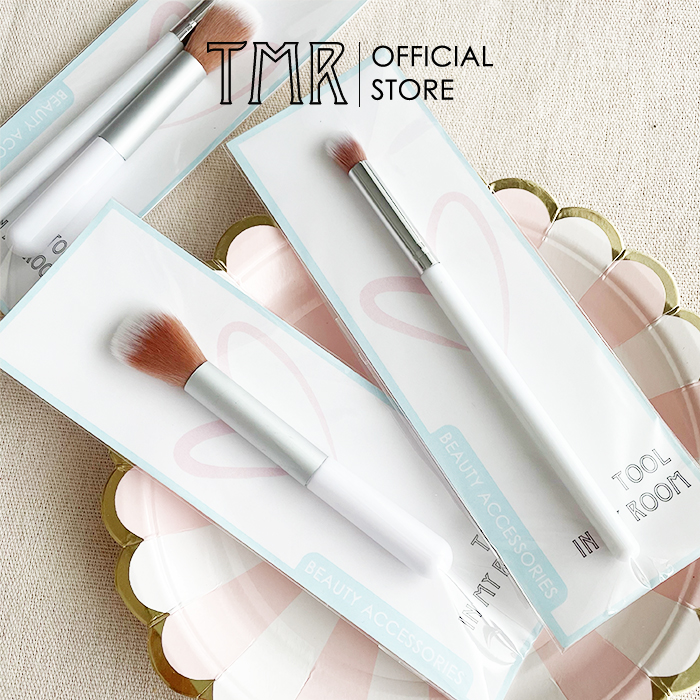 Cọ Trang Điểm TMR đầu tròn bỏ túi, cọ phủ phấn Snow White Make up brush _cọ mắt, Makeup Beauty chất lượng, chuyên nghiệp