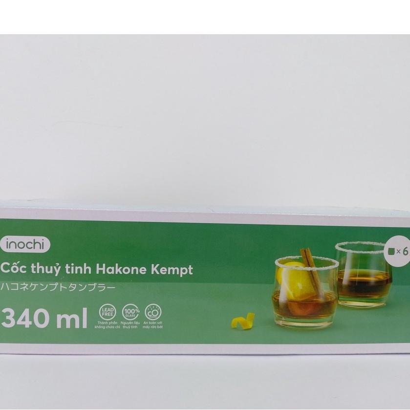 Bộ 6 Ly thủy tinh uống rượu INOCHI nhập khẩu Thái Lan 210ml, 255ml, 340ml, 410ml cao cấp