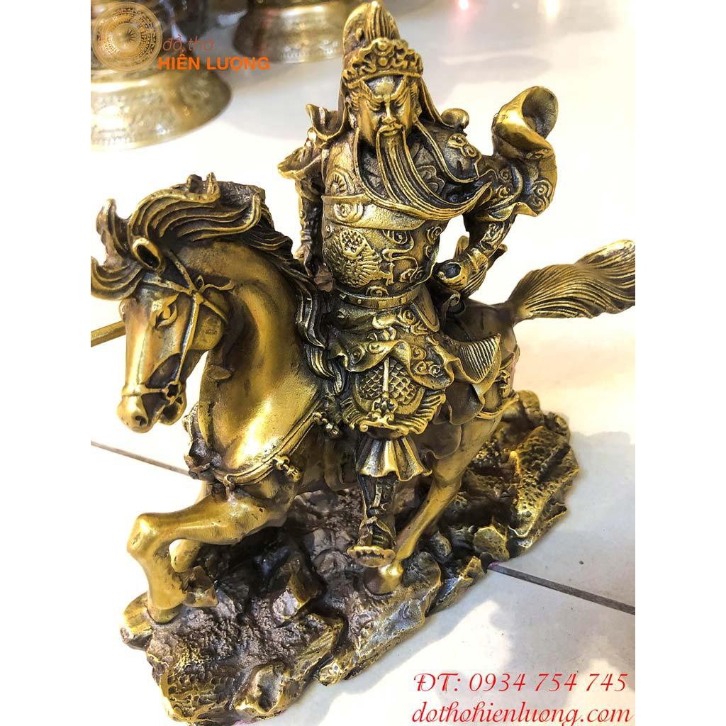 Tượng Quan Công Cưỡi Ngựa Bằng Đồng