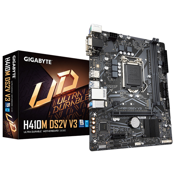 Bo Mạch Chủ Main Gigabyte H410M DS2V V3 Socket LGA 1200 - Hàng Chính Hãng