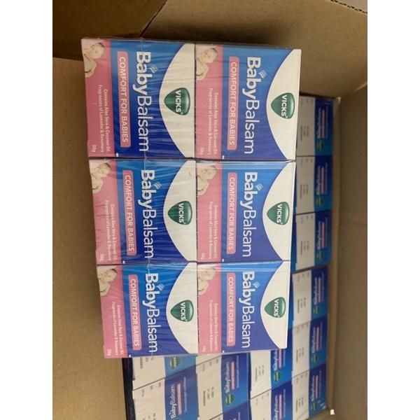 Dầu Bôi Ấm Ngực Vicks Baby Balsam Chống Cảm