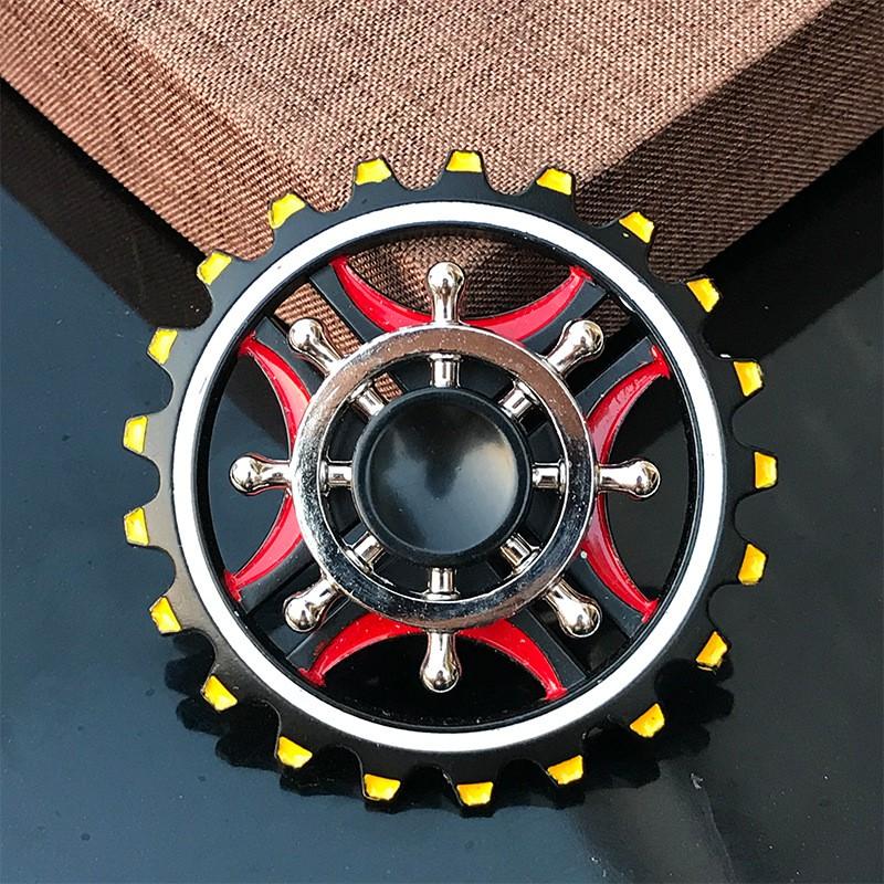 SPINNER Con quay SIÊU NHÂN AVENGERS đỏ thép 2 tầng 2 chế độ quay kép KIM LOẠI thép cực chắc chắn