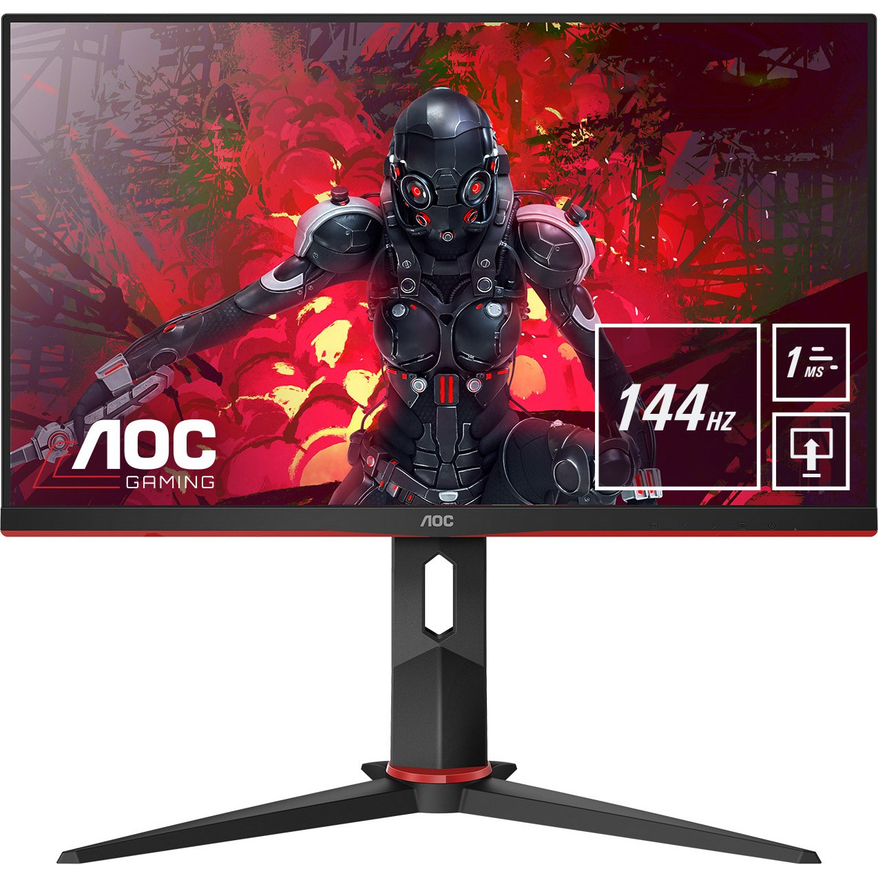 Màn hình AOC 24G2 24&quot; IPS 144Hz FreeSync compatible chuyên gaming - Hàng Chính Hãng