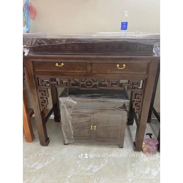 Bộ bàn thờ gỗ sồi nga 127cm