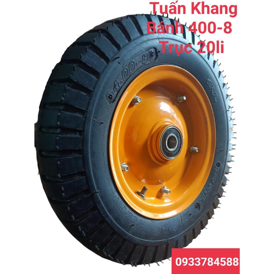 Bánh xe rùa, xe đẩy hàng mã 350-8/ 400-8  bánh bơm hơi