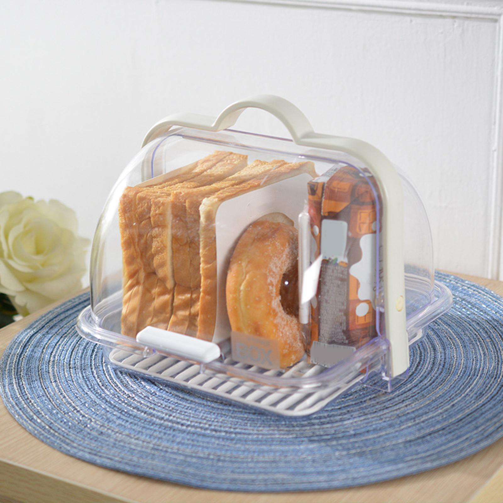 Bread Storage Transparent Case Multipurpose Cake Container for Party