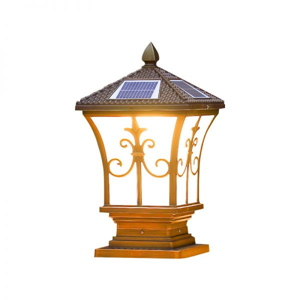 Đèn Trụ Cổng Năng Lượng Mặt Trời 2W K20 Đèn Trang Trí Đèn Led Ngoài Trời Chống Nước IP65 | Phúc Thịnh Solar