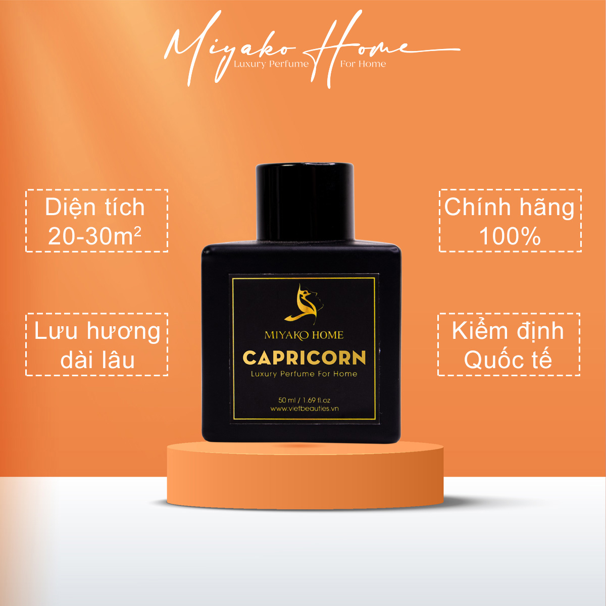 [ RA MẮT ] BỘ TINH DẦU NƯỚC HOA ĐỂ PHÒNG CAO CẤP CAPRICON (50ML,100ML,200ML)