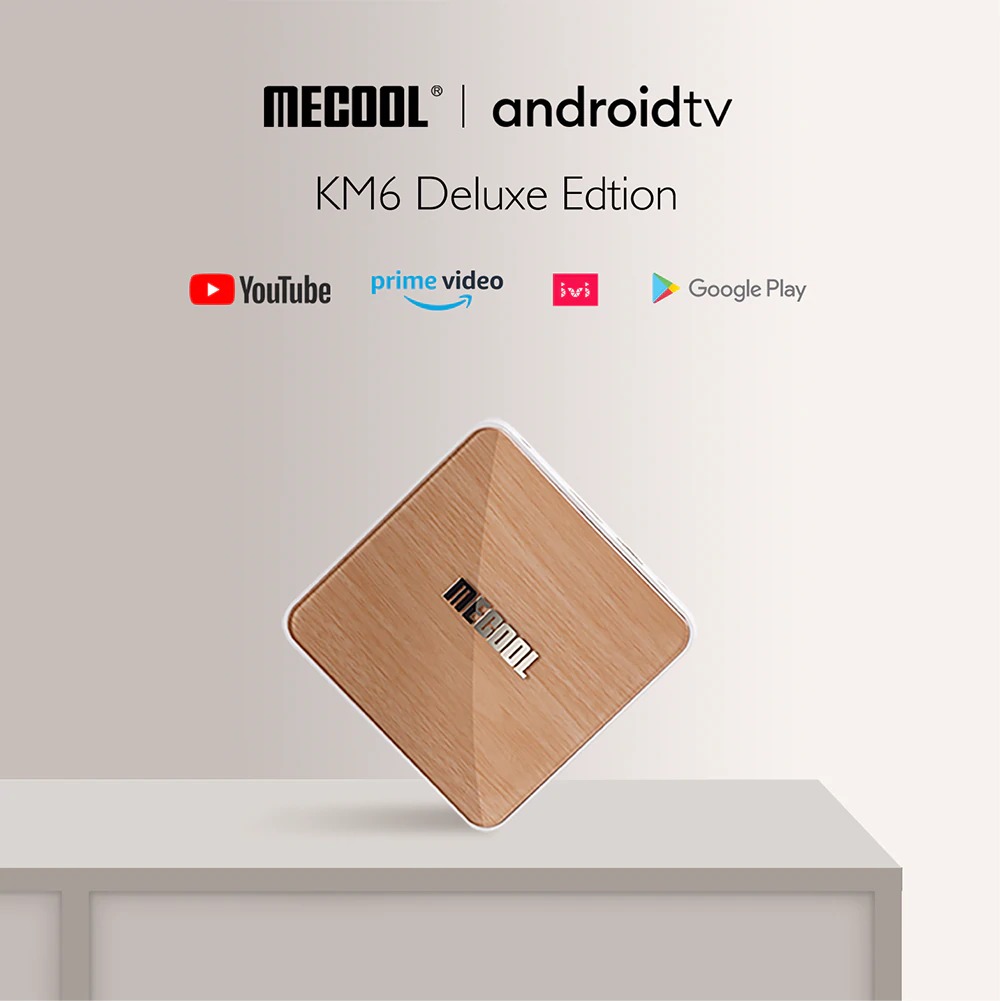 Mecool KM6 Ram 4G Rom 64G bản quyền google điều khiển giọng nói tiếng Việt  bluetooth wifi 6 Android 10 - Hàng Nhập Khẩu