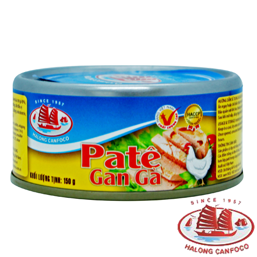 Pate gan gà 150g - Đồ Hộp Hạ Long