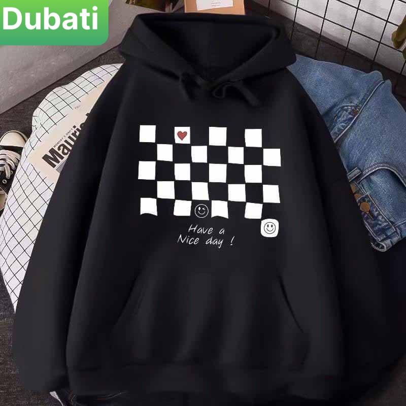 ÁO NỈ, ÁO KHOÁC HOODIE CARO NICE DAY SIÊU NGẦU NAM NỮ PHONG CÁCH CAO CÁP NEW - DUBATI FASHION