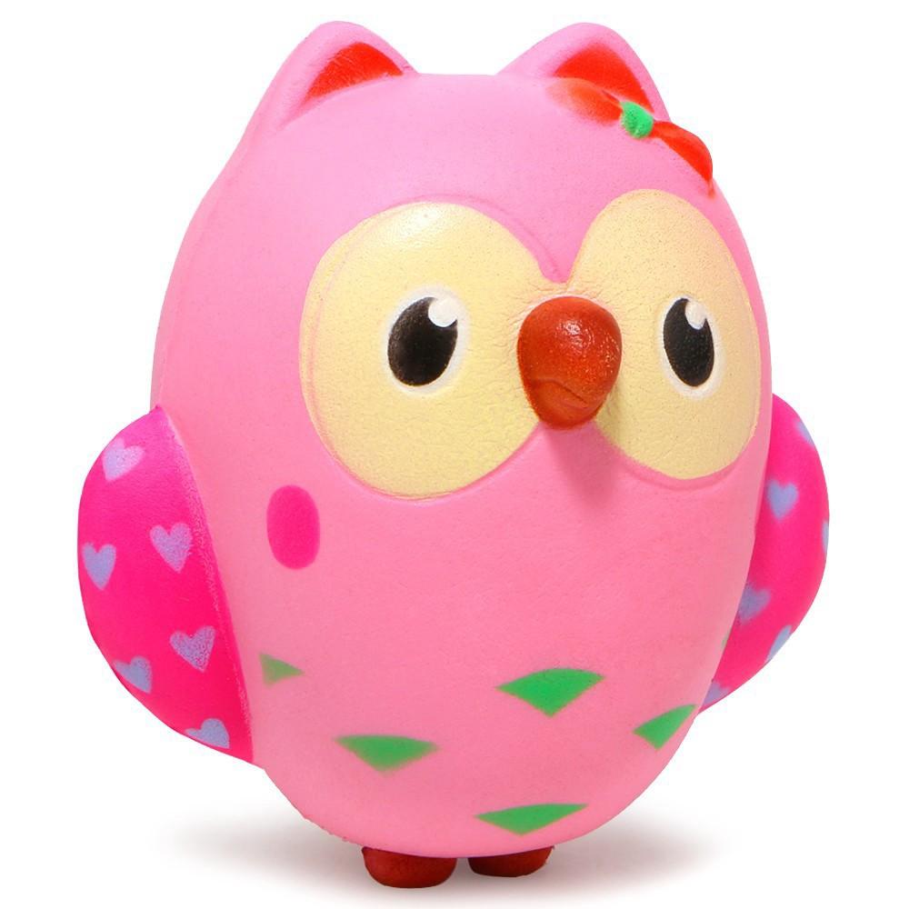 Cute Pink Owl Squishy Slow Rising Cream Toy squishy