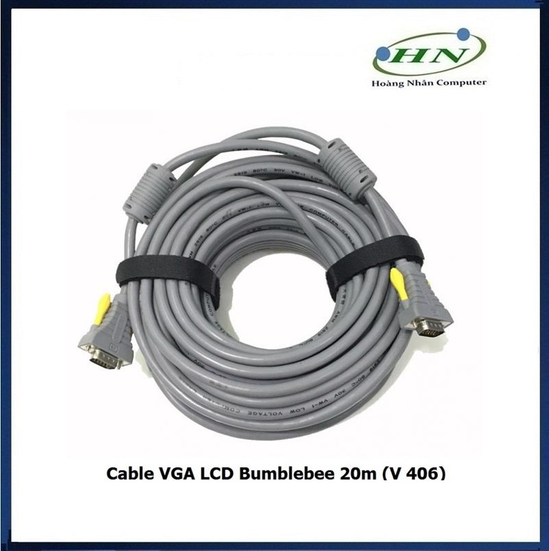 Cáp 2 Đầu VGA Bumblebee V406 Xám - HN- HÀNG CHÍNH HÃNG