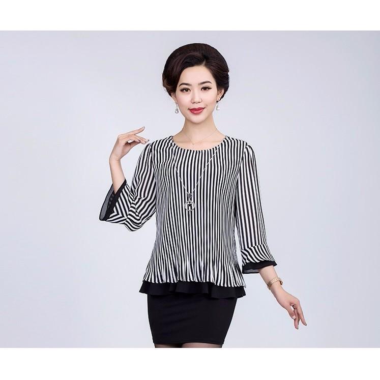 TK172N- ÁO SỌC TAY LỠ CAO CẤP S-6XL