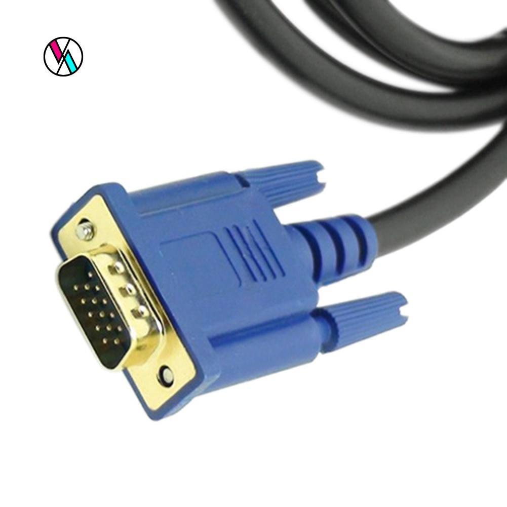 Dây cáp chuyển đổi VGA HDMI sang VGA 6Ft 1080P HDMI màu vàng chuyên dụng