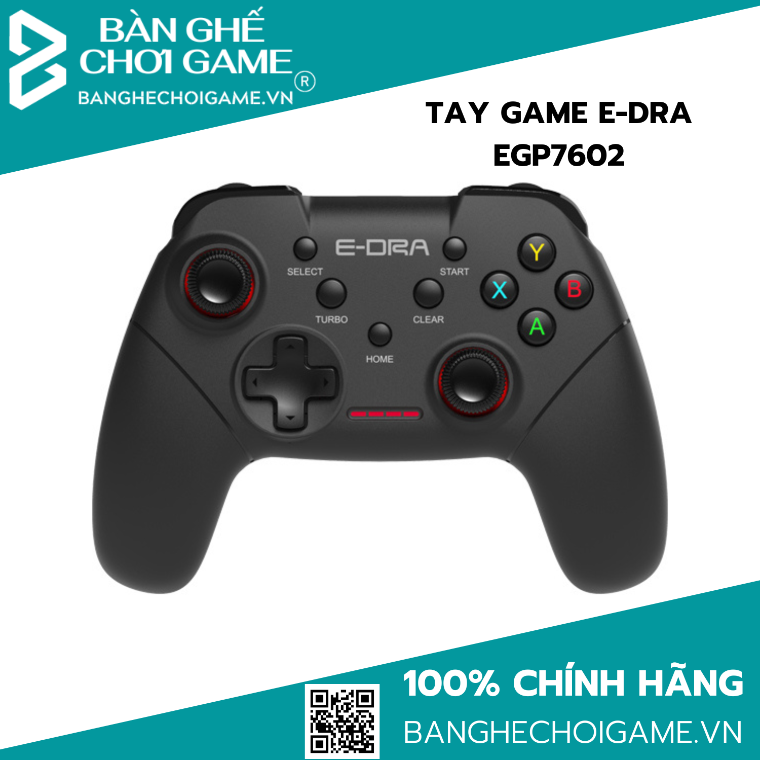 Tay cầm chơi game E-DRA EGP7602 - Hàng chính hãng